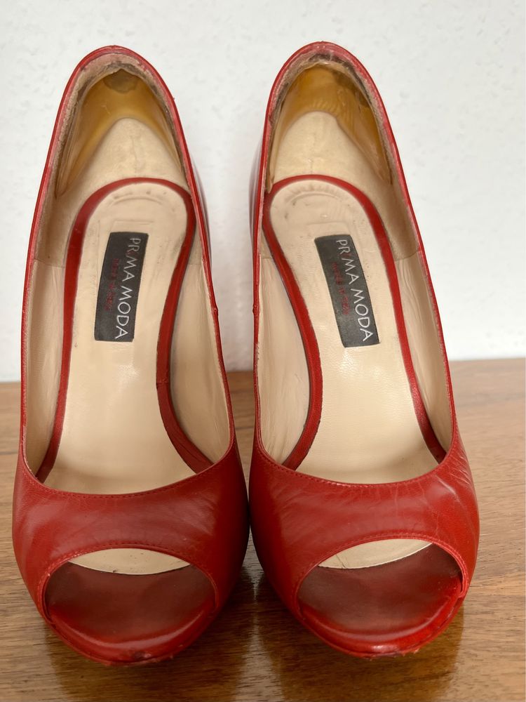 Buty, szpilki, czółenka bez palca, r.36