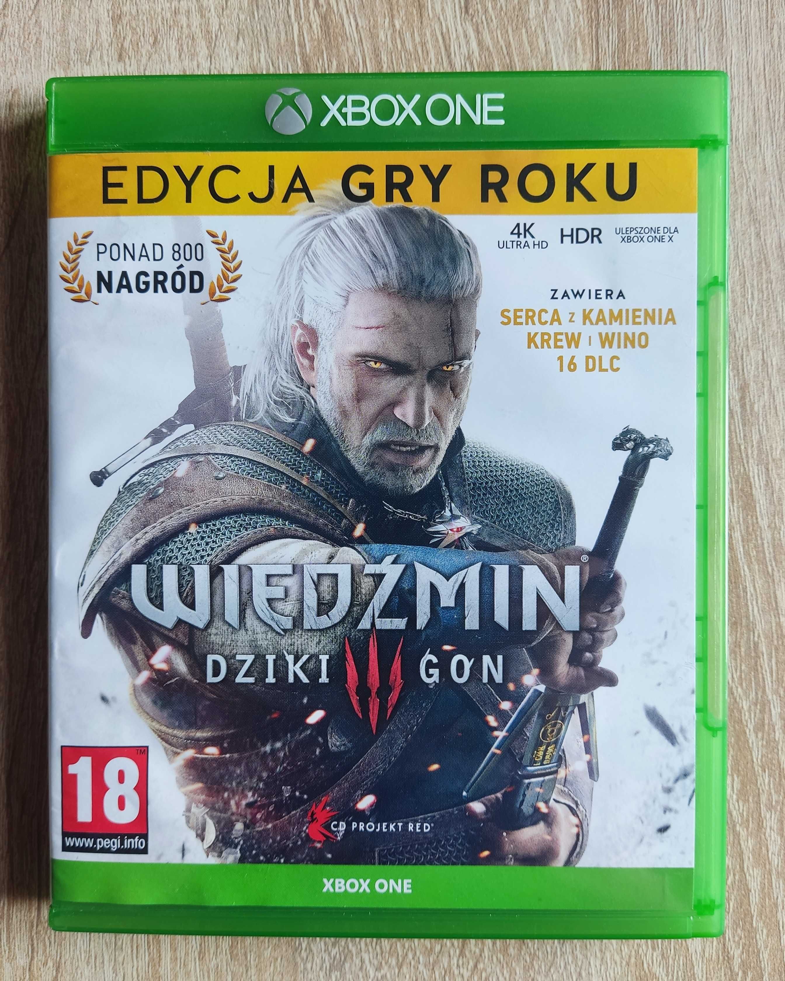 Wiedźmin 3 Dziki Gon Edycja Gry Roku Xbox One | Stan bdb