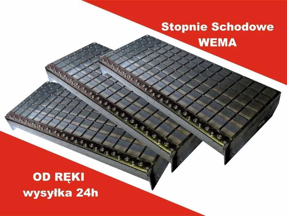 Stopień schodowy WEMA schody 800x240 wszystkie rozmiary kraty pomostow