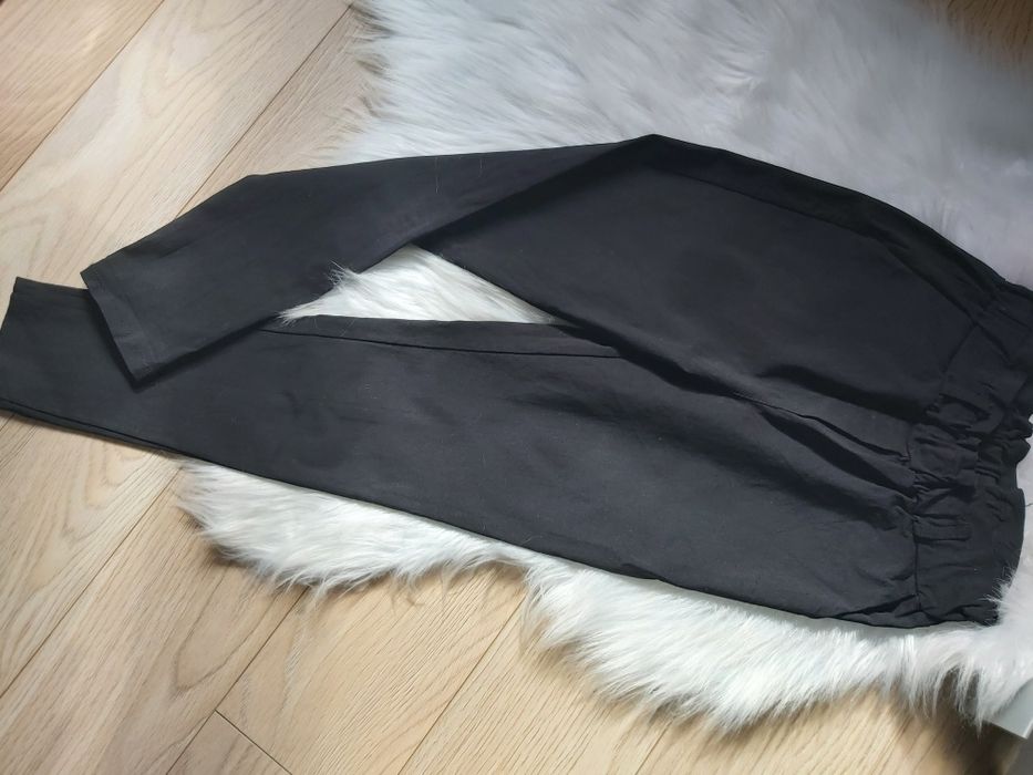 Czarne eleganckie spodnie, rozm.S