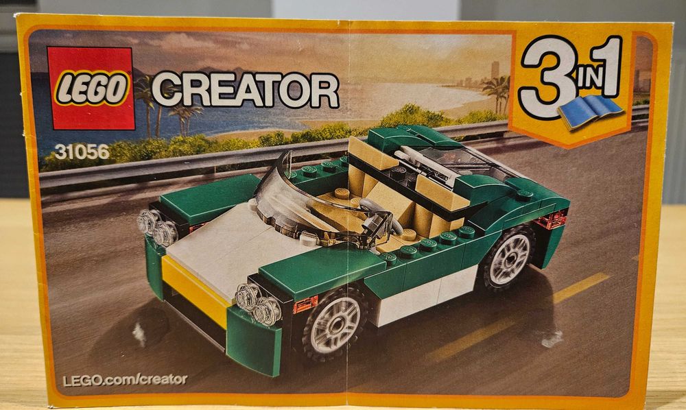 Lego 31056 creator 3w1 zielony krążownik