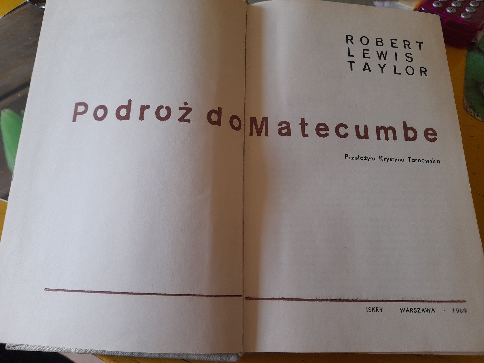 Podroz do Matecumbe Robert Lewis Taylor