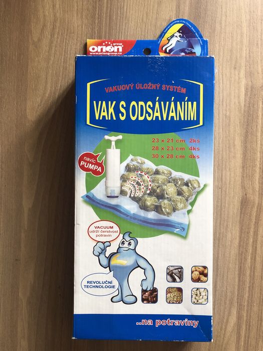 Orion zestaw do próżniowego pakowania żywności pompka ręczna worki