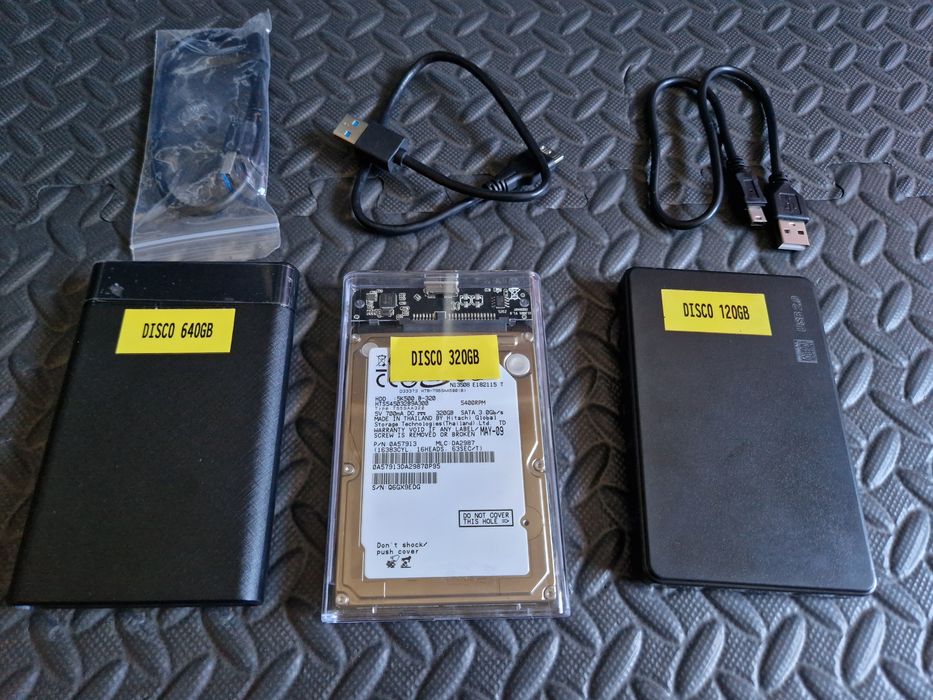 Disco Externo USB 120gb 320gb 640gb