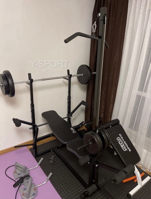 ТРЕНАЖЕР‼️ ціна від виробника Лава для жиму, штанга, гантелі. Доставка