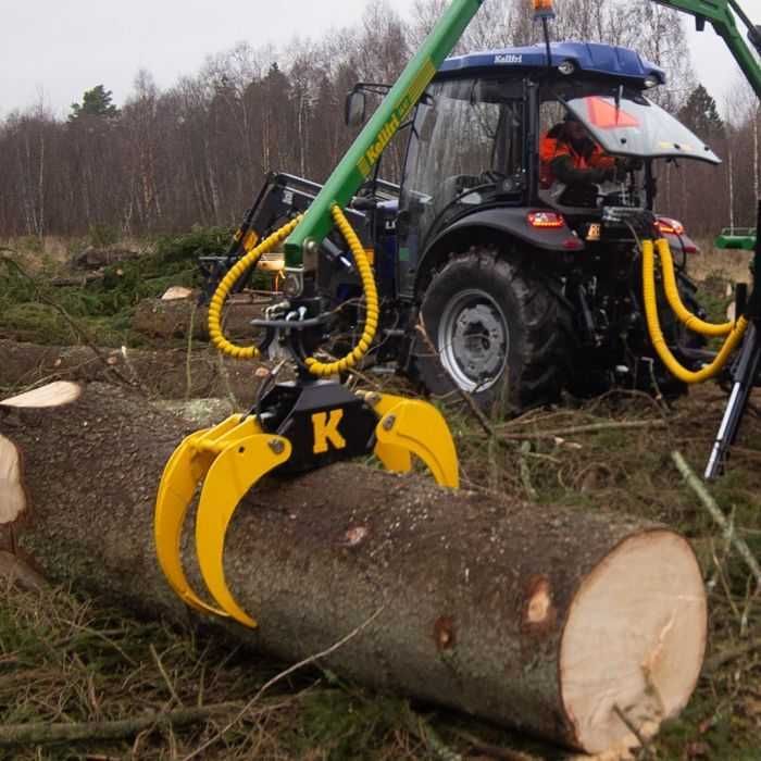 Kleszcze do lasu chwytak do drewna 100 cm rozpietości