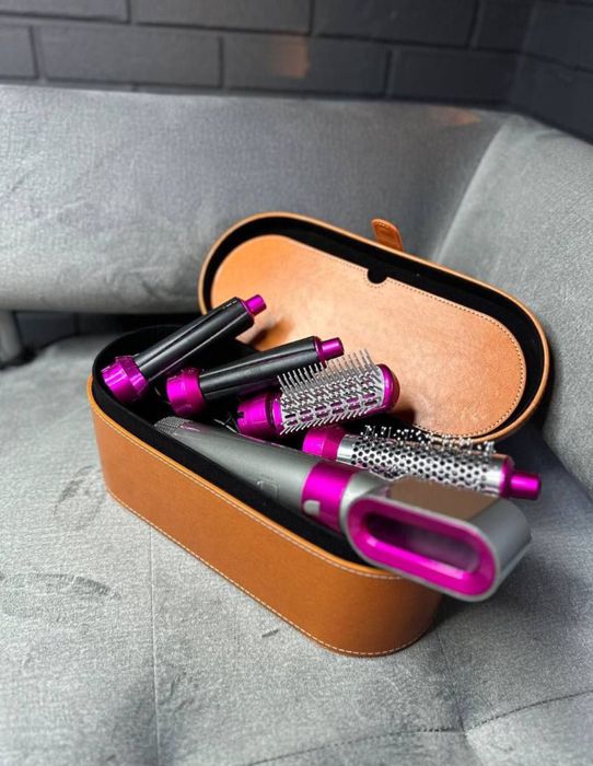 Стайлер Дайсон з кейсом  для волосся 5 в 1 + кейс чохол HAIR BRUSH