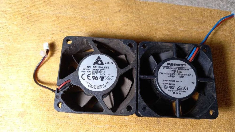 Вентиляторы 12, 48В, кулеры 12В, 48В, кулери для ПК, електроніки