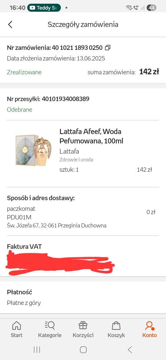 Lattafa afeef 100ml.