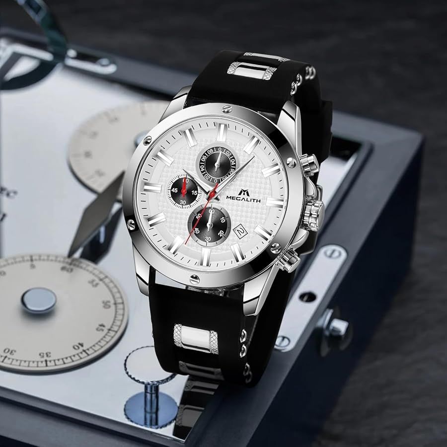 MEGALITH Męski zegarek chronograf