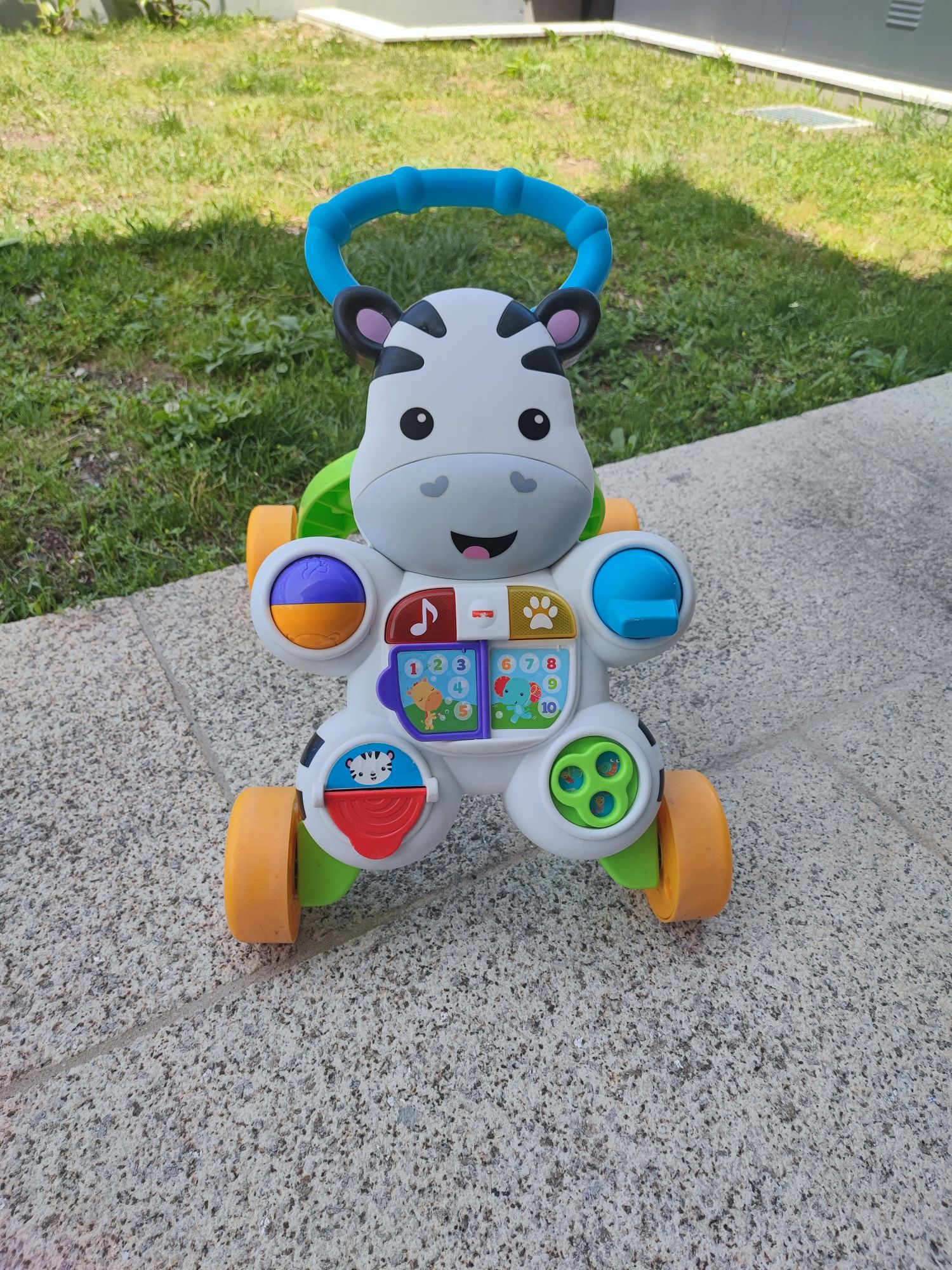 Andador Zebra de bebe Fisher Price