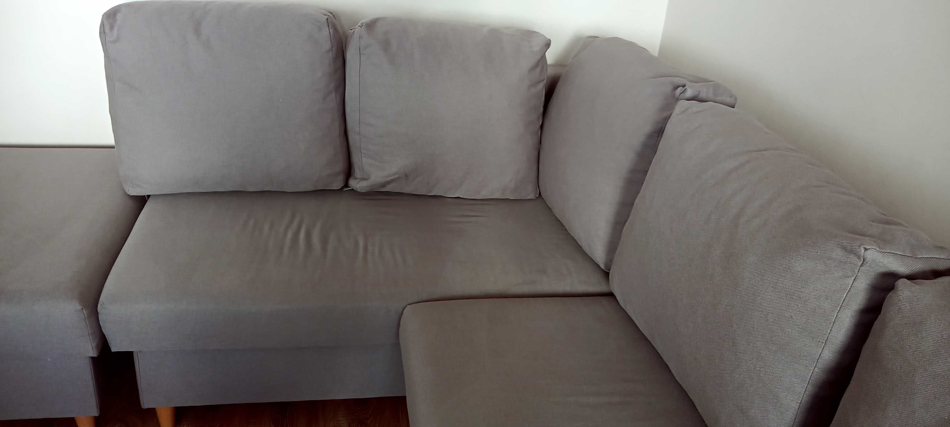 Sofa z funkcją spania + duży dostawka