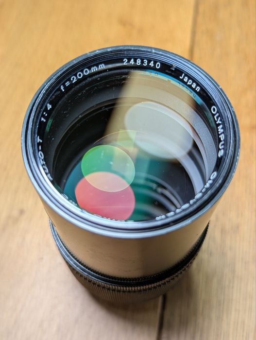 Olympus Zuiko 200mm f/4 MC Auto-T OM-System - obiektyw, sprawny