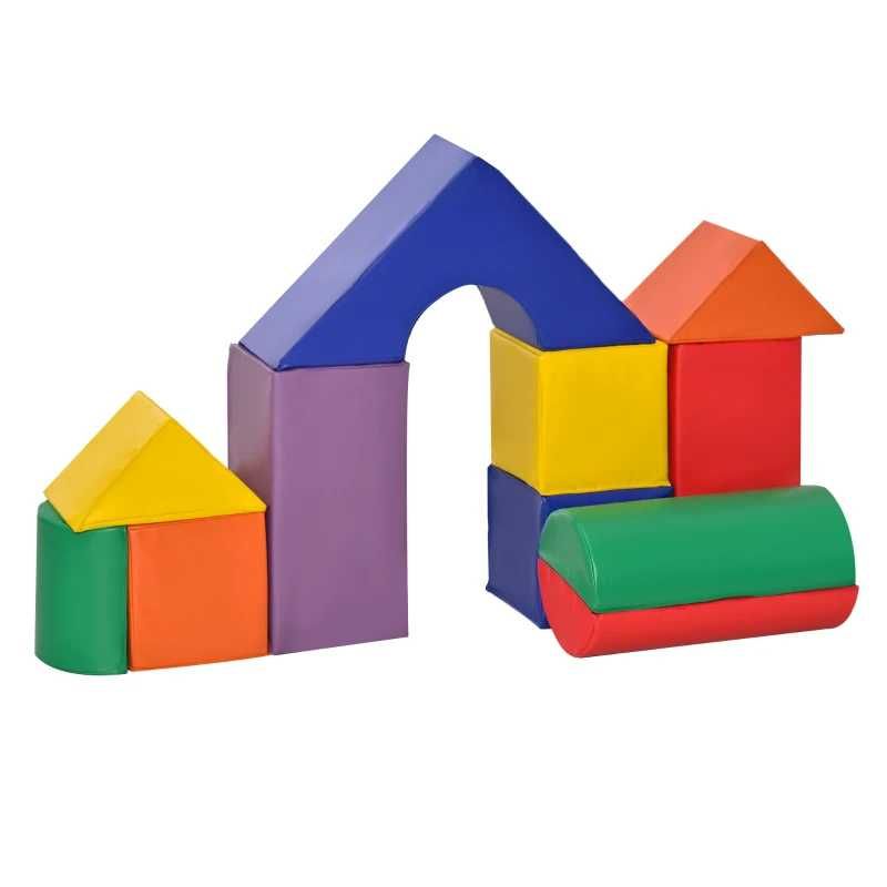 Conjunto de 11 Blocos de Espuma para Crianças 1-3 Anos - Multicor