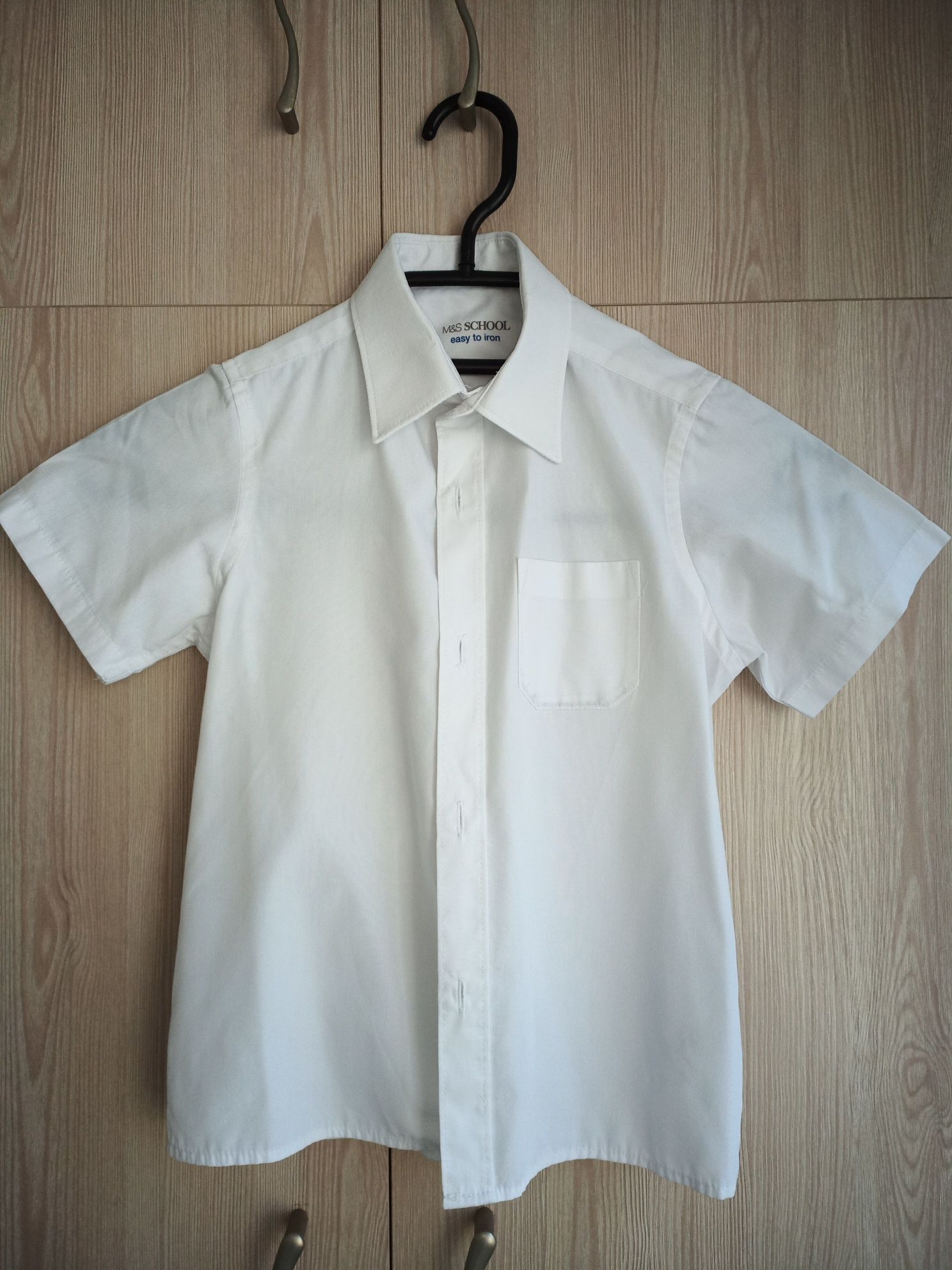 Белая рубашка 2 шт + желетка