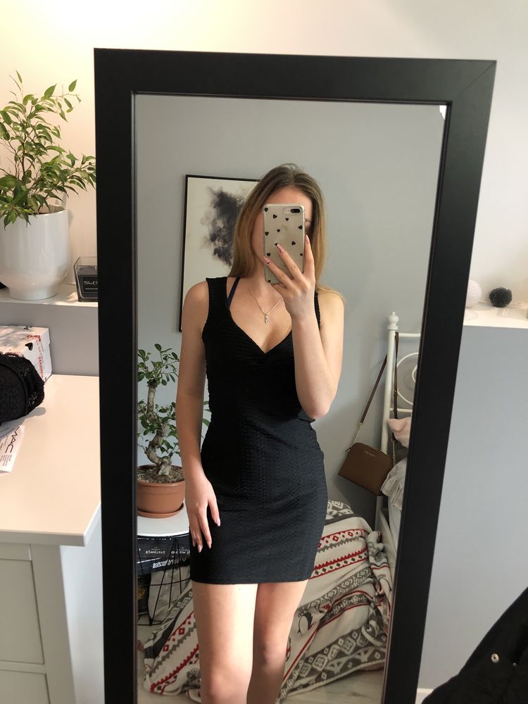 Sukienka mini czarna Orsay XS/S