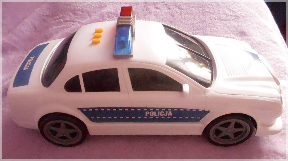 Duża policja 41 cm światło dzwięk