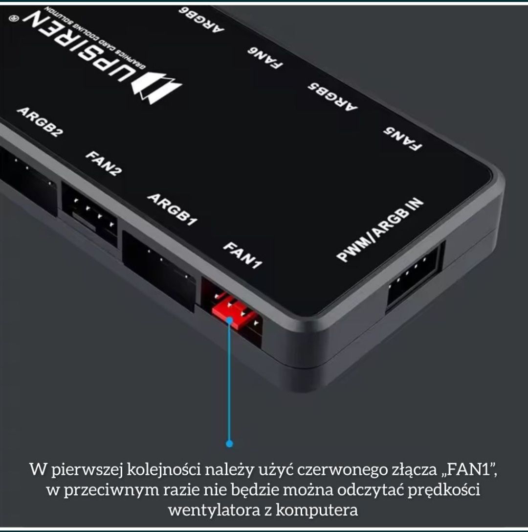 Hub rozdzielacz 8 x aRGB / PWM