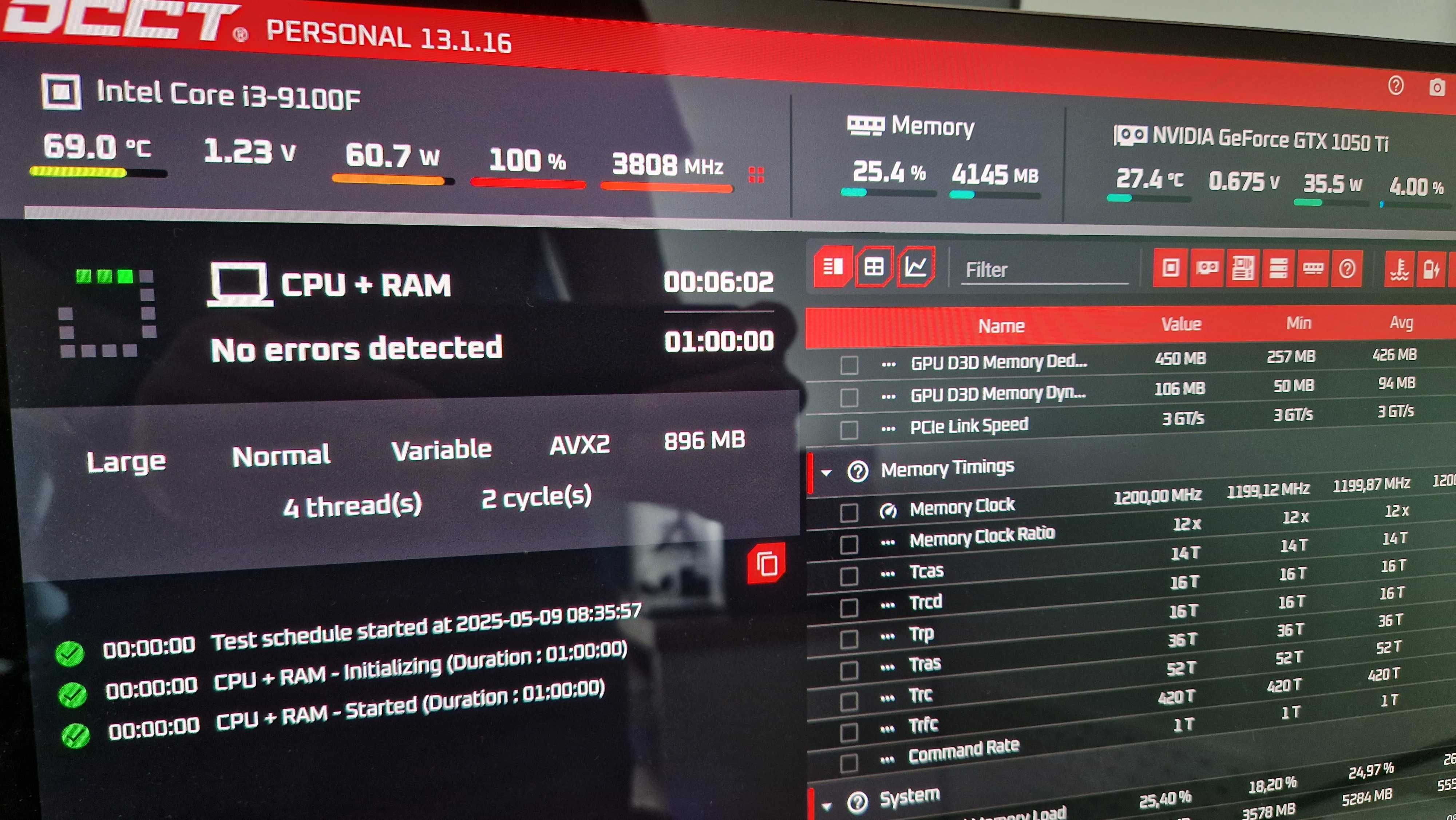 Mini Komputer WiFi CPU 9100f GPU 1050ti SSD 500GB RAM 16GB