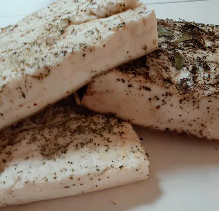 Słonina Solona-Swojskie,Wiejskie Wyroby 0,3 Kg