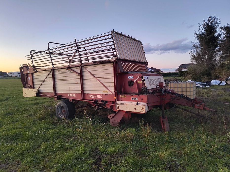 Przyczepa samozbierająca Krone