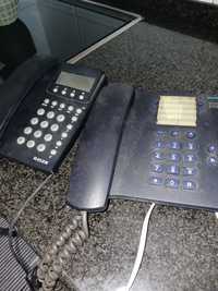 Dois telefones de teclas