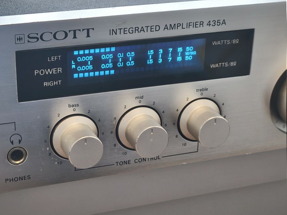 Стерео підсилювач Scott 435A ! Зроблено в США !