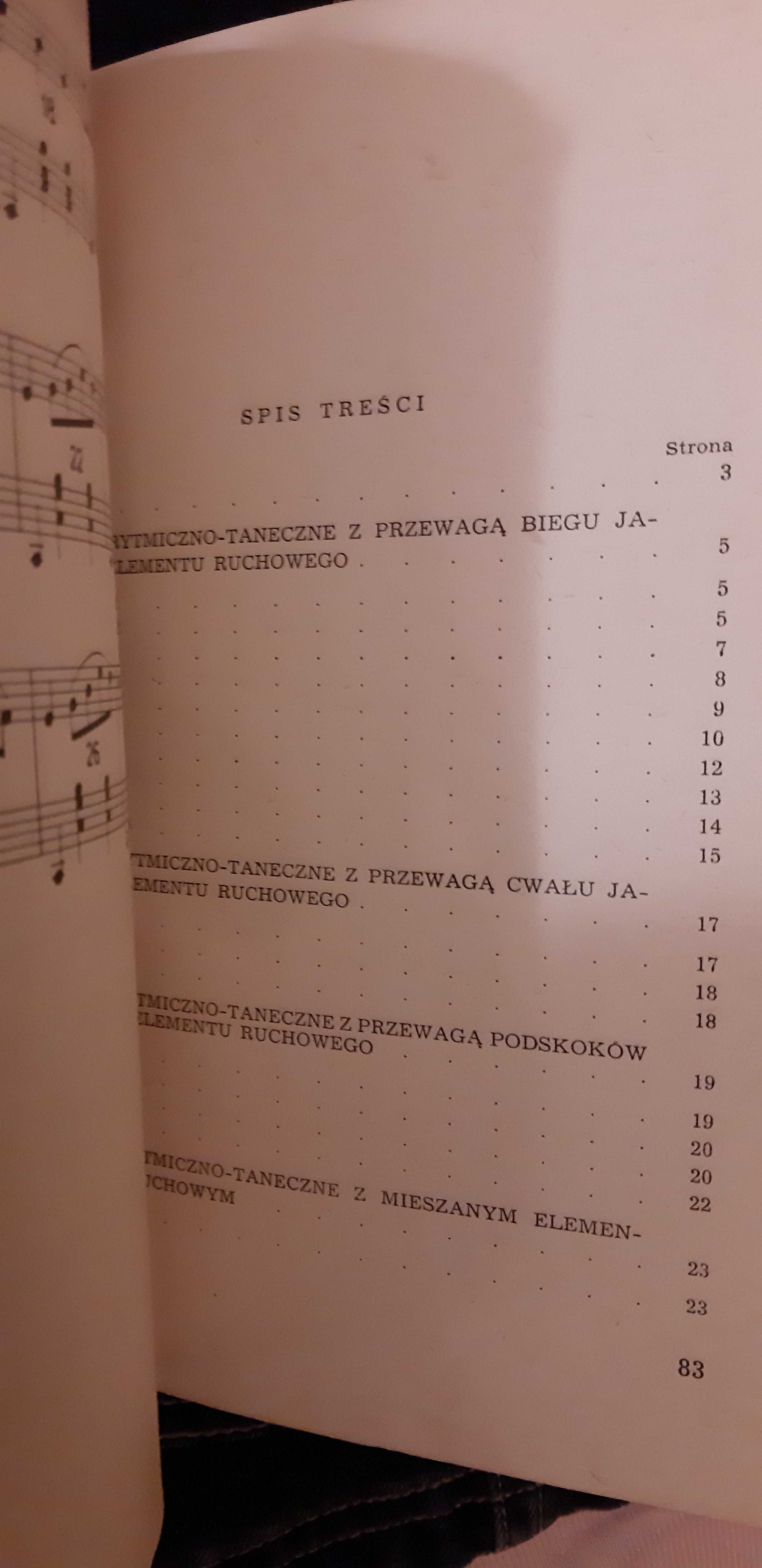 Ćwiczenia muzyczno-ruchowe 1953 rok Zofia nożyńska