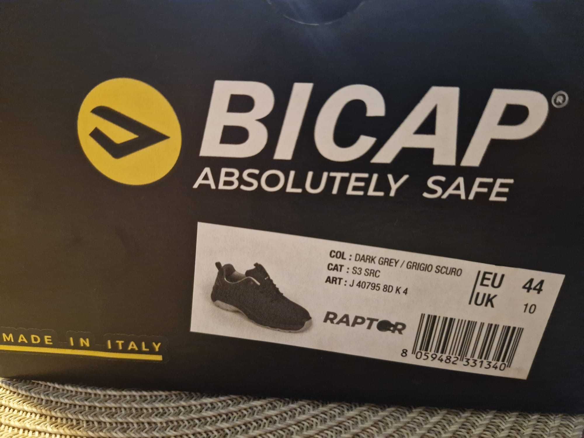 Nowe buty robocze Bicap raptor, rozmiar 44