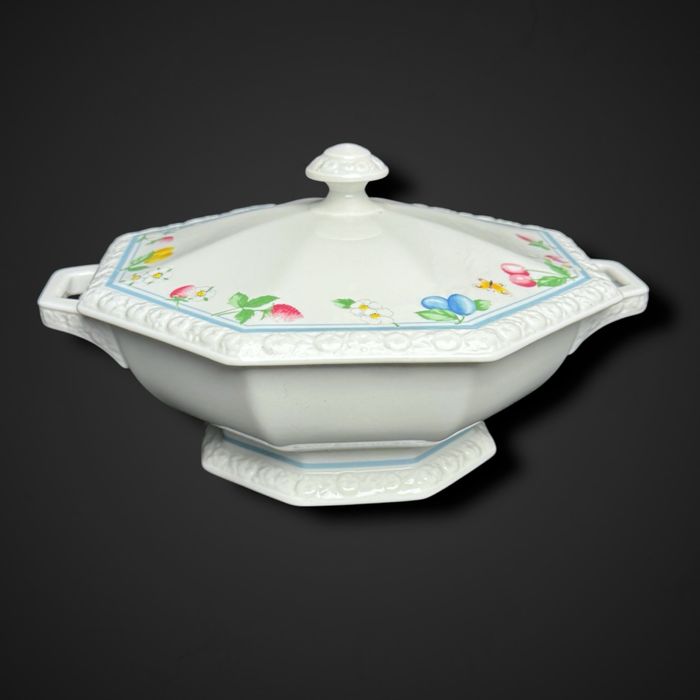 Waza z pokrywką cytryny truskawki Classic Rose Rosenthal b5/101126