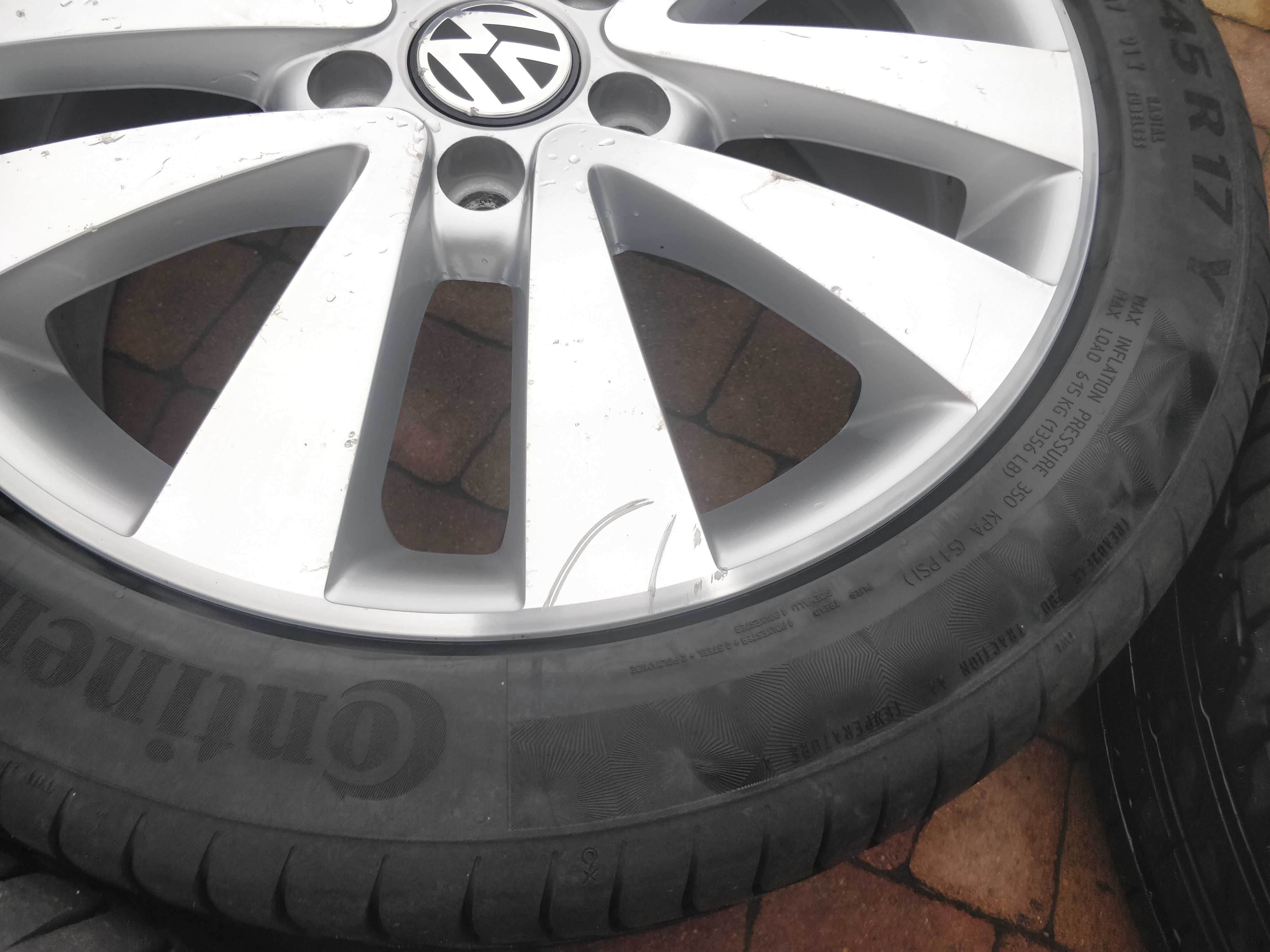 2999. Alufelgi 17" koła letnie Vw Golf VI MK6 225/45/17 5x112 ET54