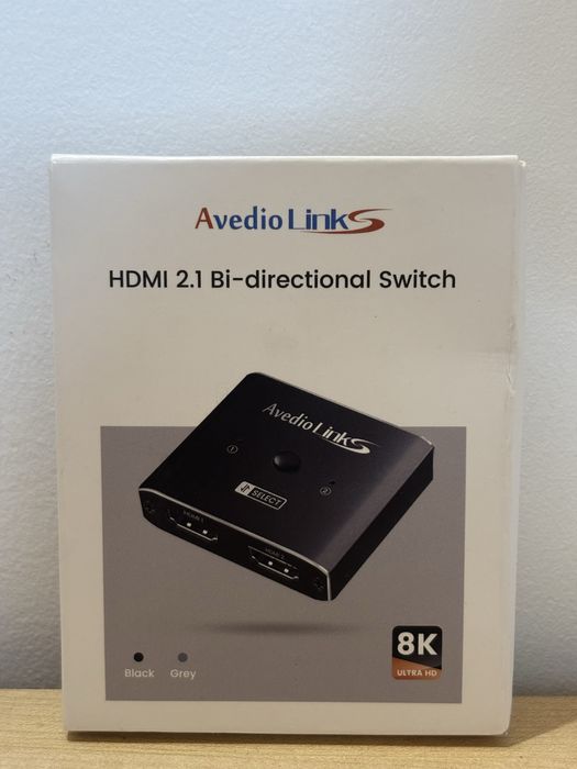Switch HDMI 2.1 Bidirecional Avedio Links – 8K Ultra HD Novo (selado)