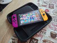 Nintendo switch oled wypasisona z mnistwem gier zamienię