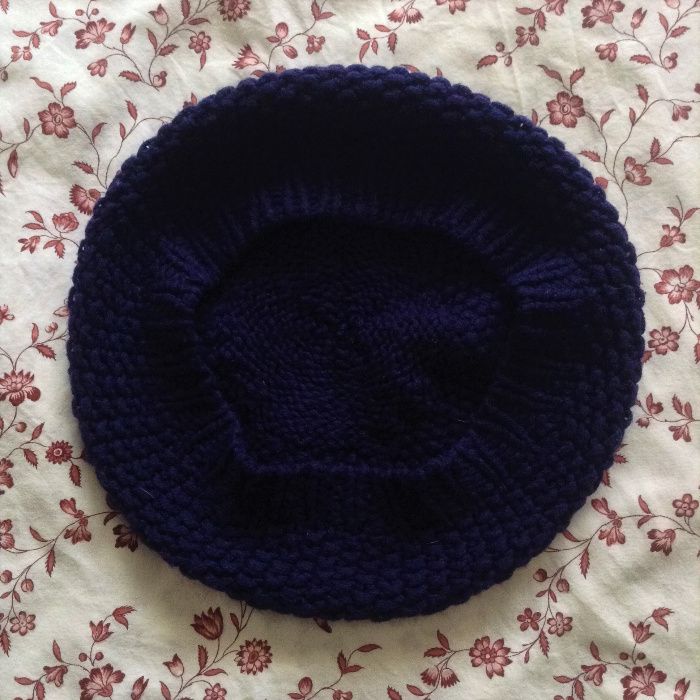 Boina azul lã Benetton