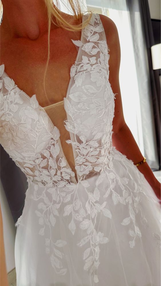 Suknia ślubna 34 XS nowa piękna wesele