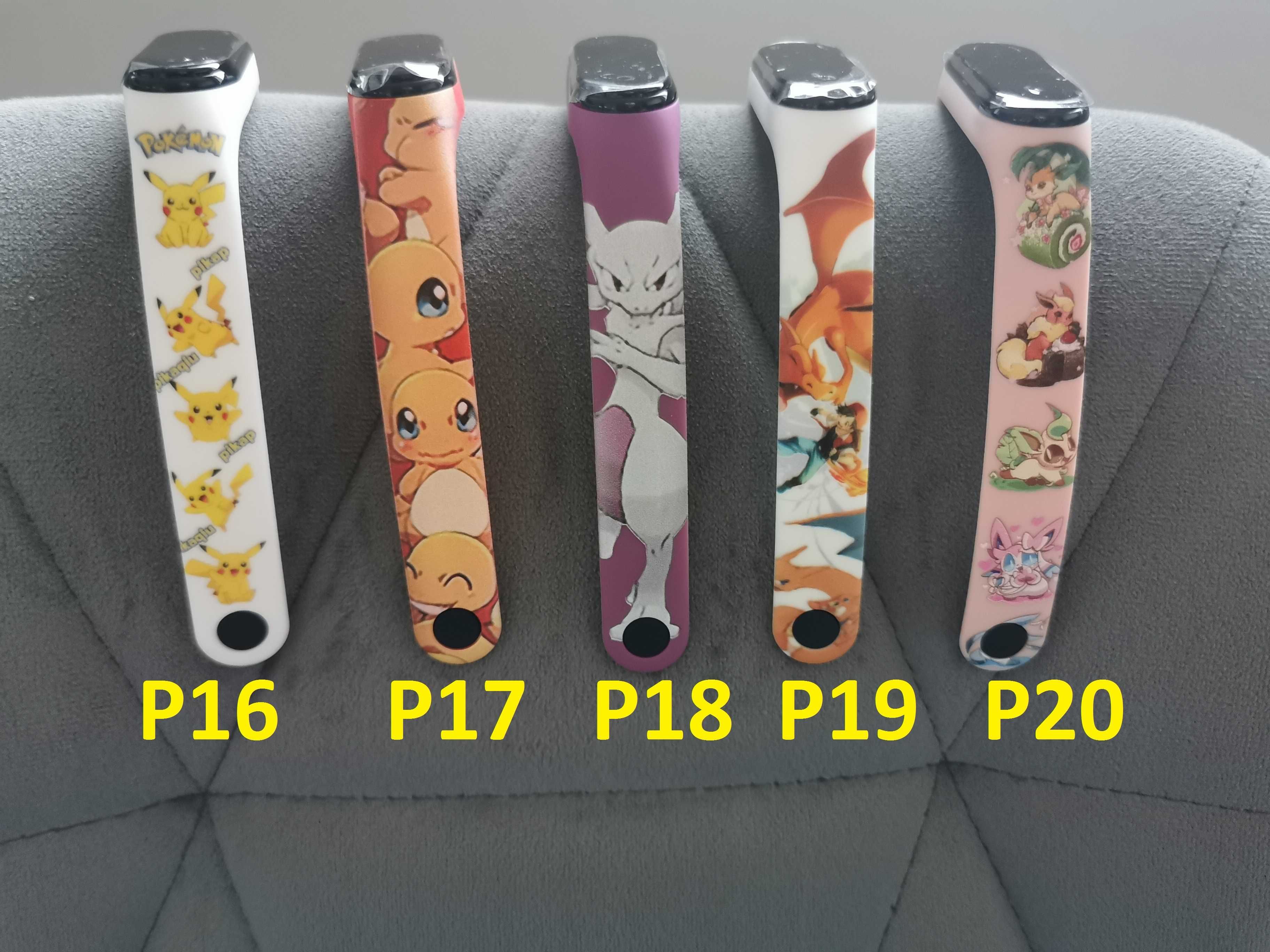 Zegarek Pokemon 20 wzorów LED Pikachu BAND + GRATIS ETUI