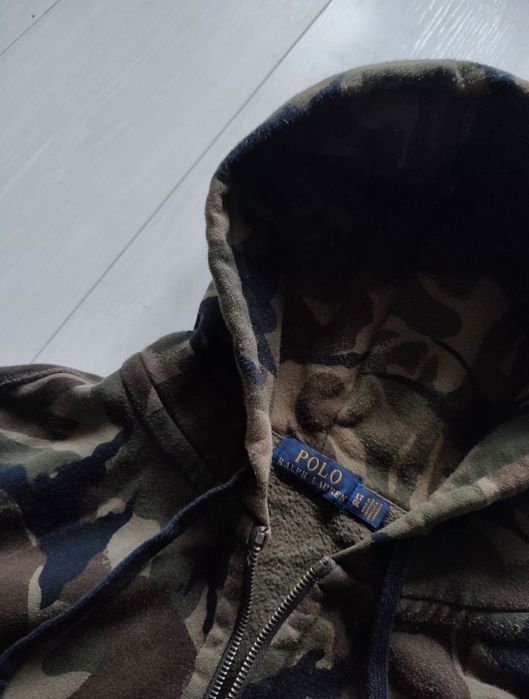 Zip Hoodie polo Ralph Lauren camo стан 10/10 розмір M-L