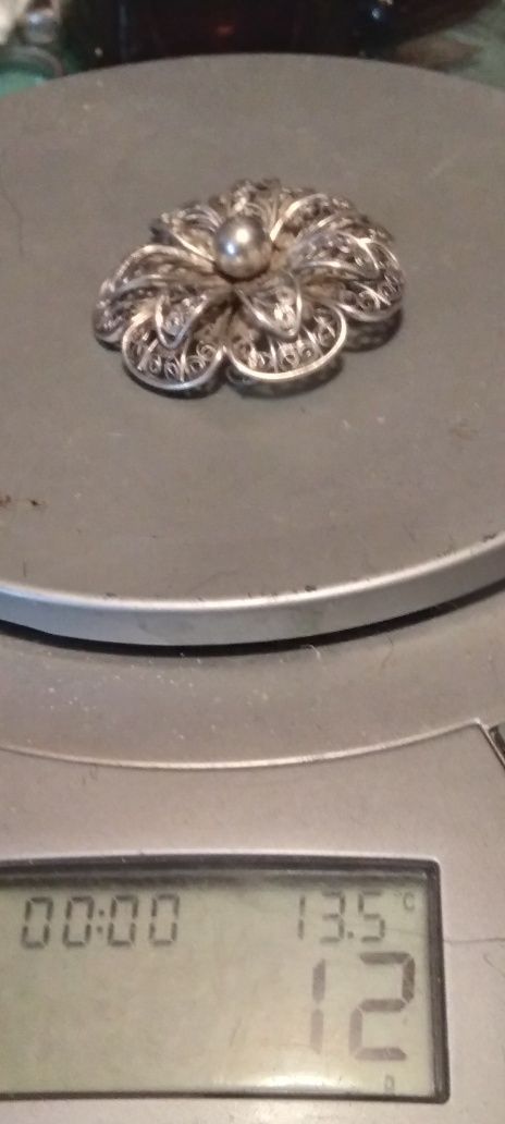 Filigranowa antyczna biżuteria ze srebra