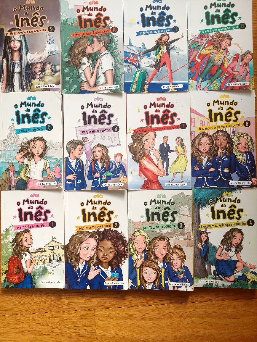 Livros "O Mundo da Inês"
