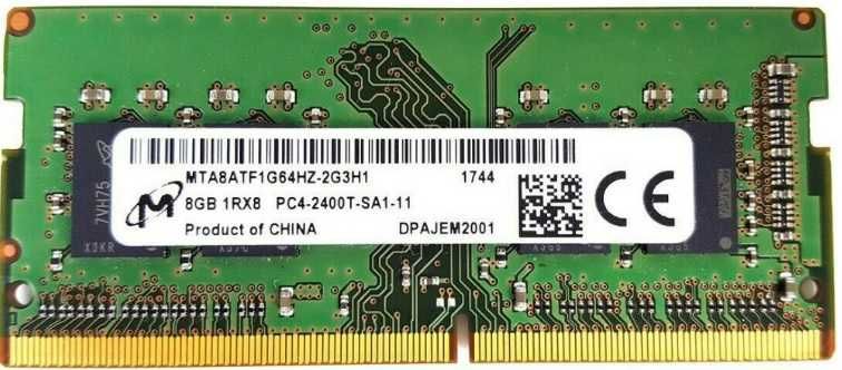 Samsung, SK Hynix, Micron  DDR4 8GB / б.у для ноута