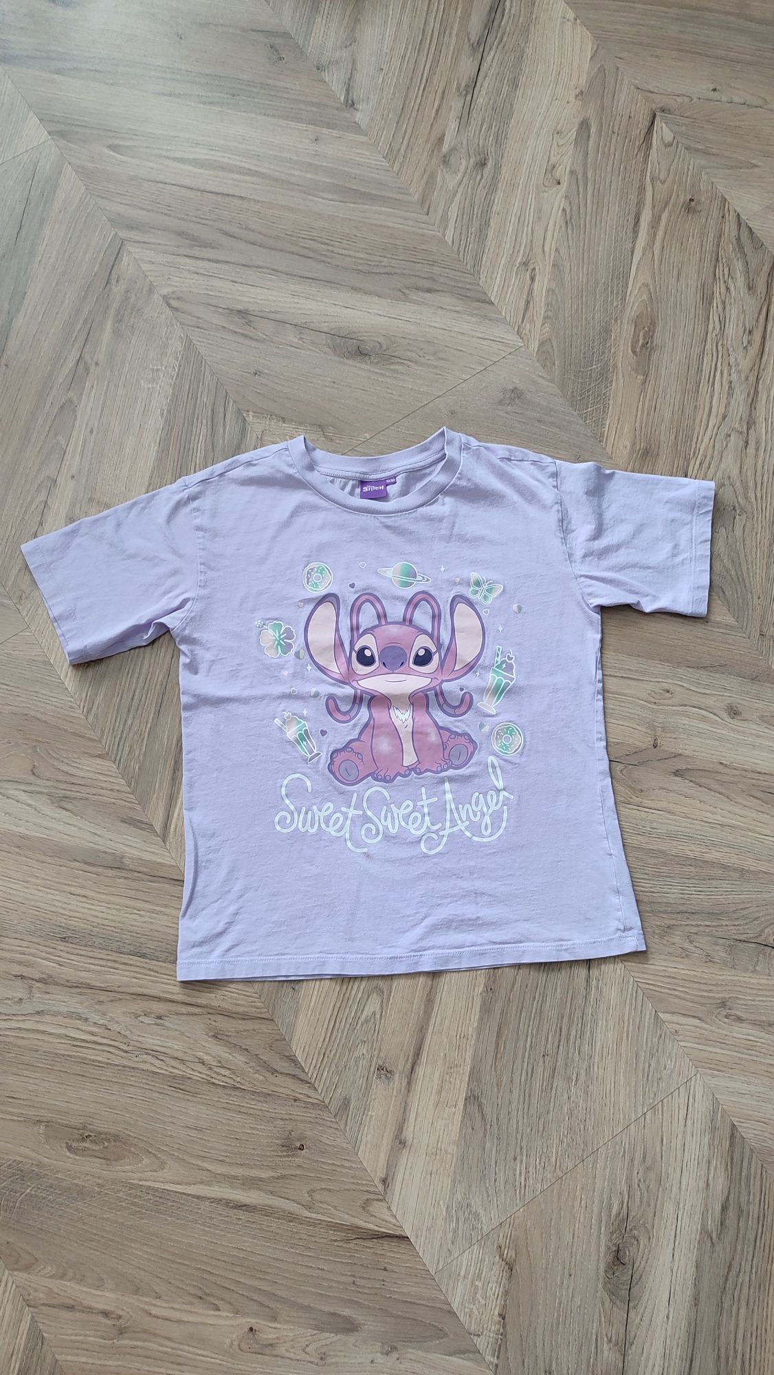 Koszulka t-shirt dziewczęcy Stitch Angel 158 164
