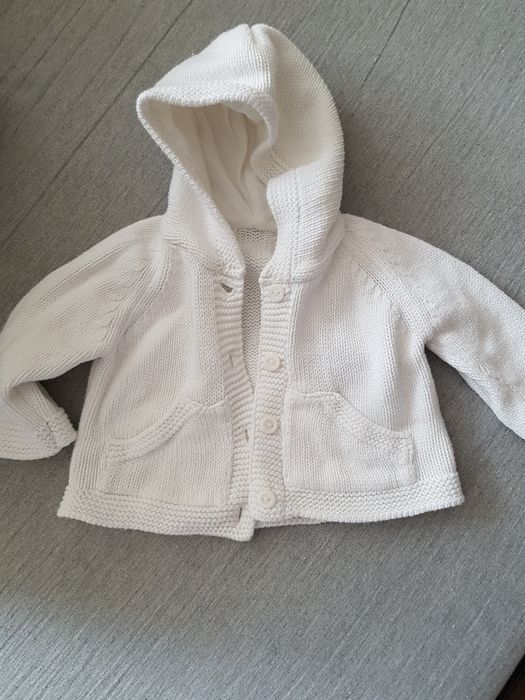 Bluza bluzeczka kurteczka z kapturem 0-6m