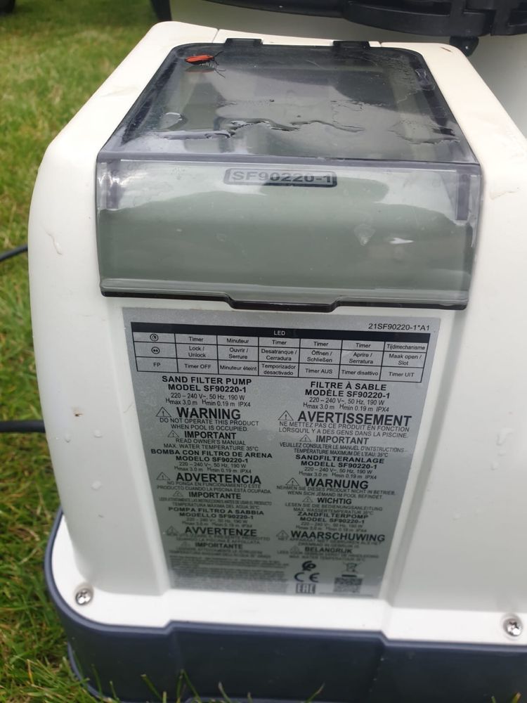 Zestaw do basenu INTEX - Pompa piaskowa  + Elektroliza soli