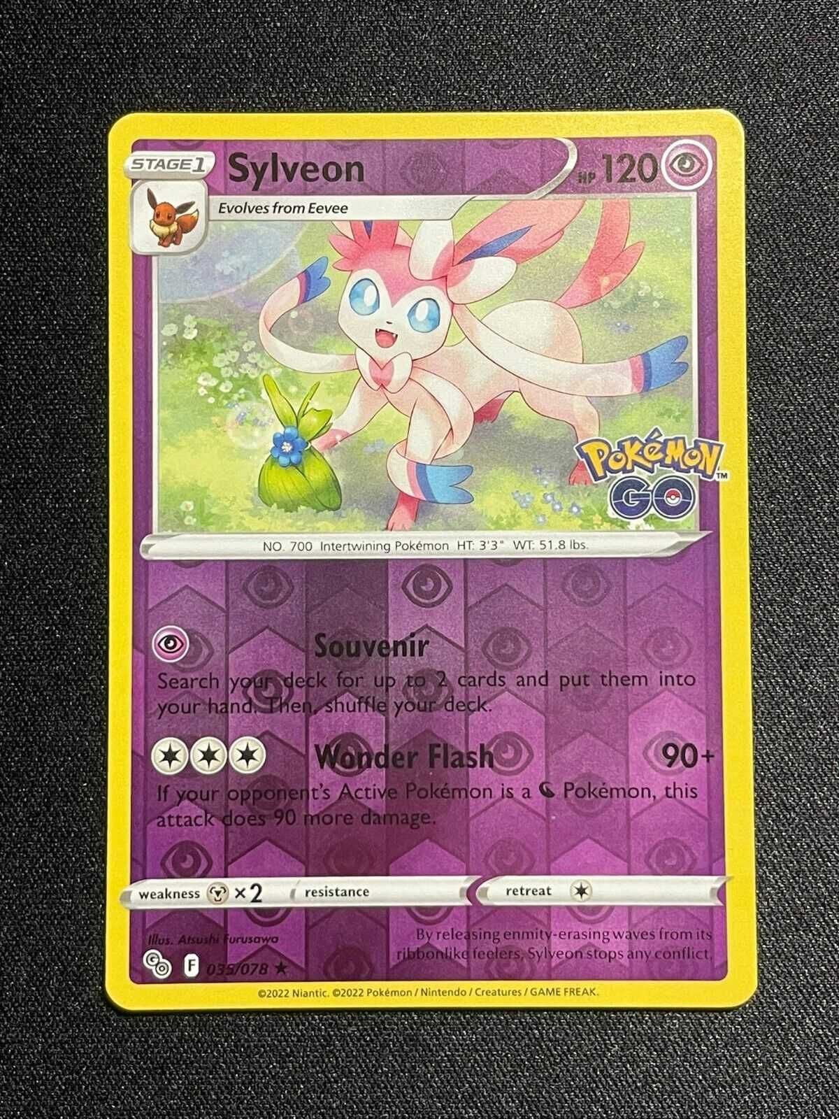 Carta Pokémon GO Sylveon 35/78