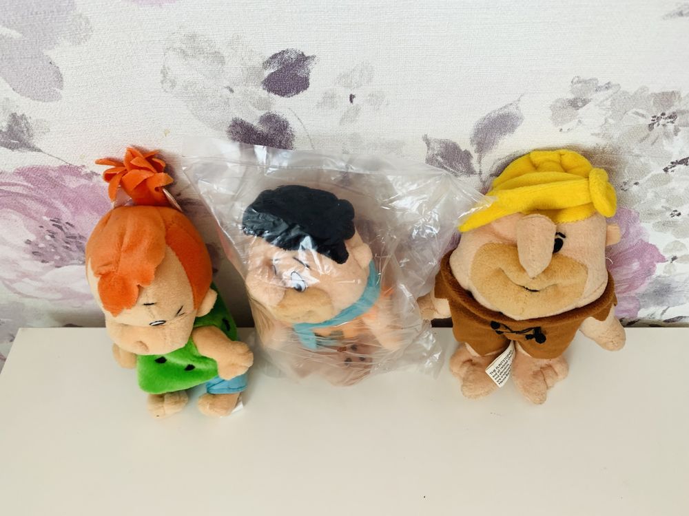 Maskotki Flintstones,Flinstonowie Kinder niespodzianka maxi vintage