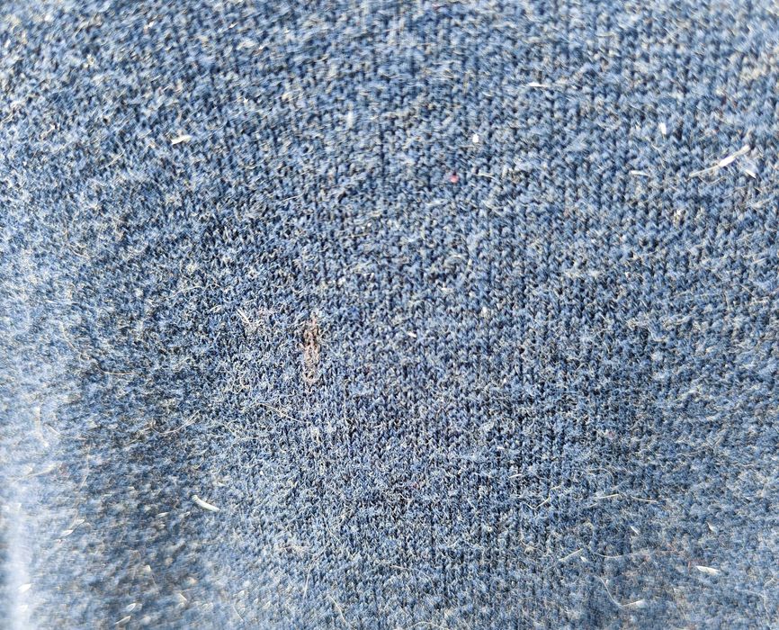 Granatowy sweter bluzka Mango S 35 M 38 oversize granat bawełna