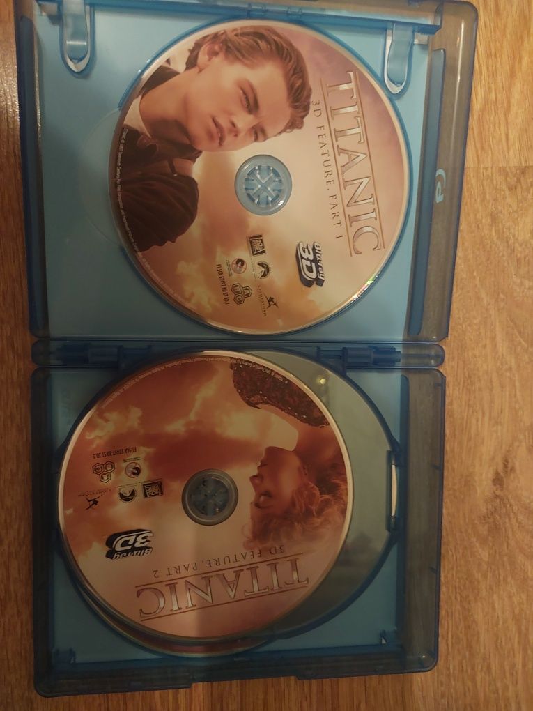 Titanic 3D 6x Bluray bez pl. Wydanie eng.