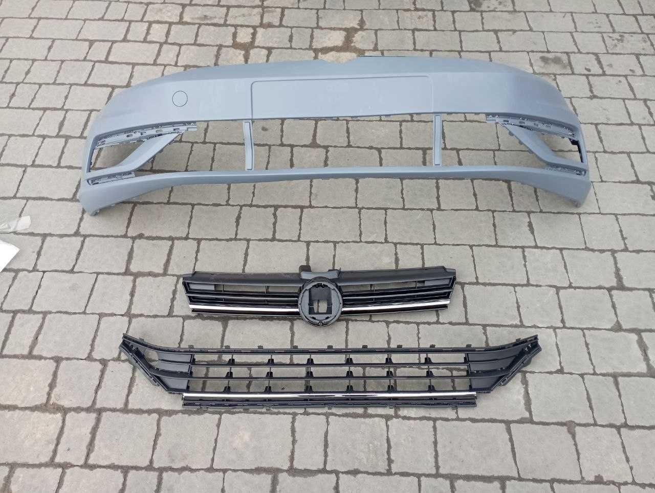 Volkswagen VW Golf 7 Передня Нижня Центральна Решітка Бампера