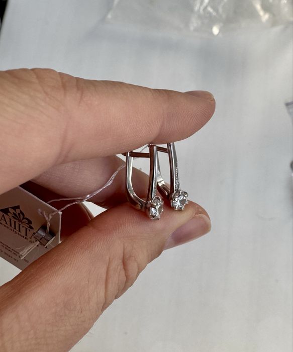 Срібні сережки/серебряные серьги/925 проба