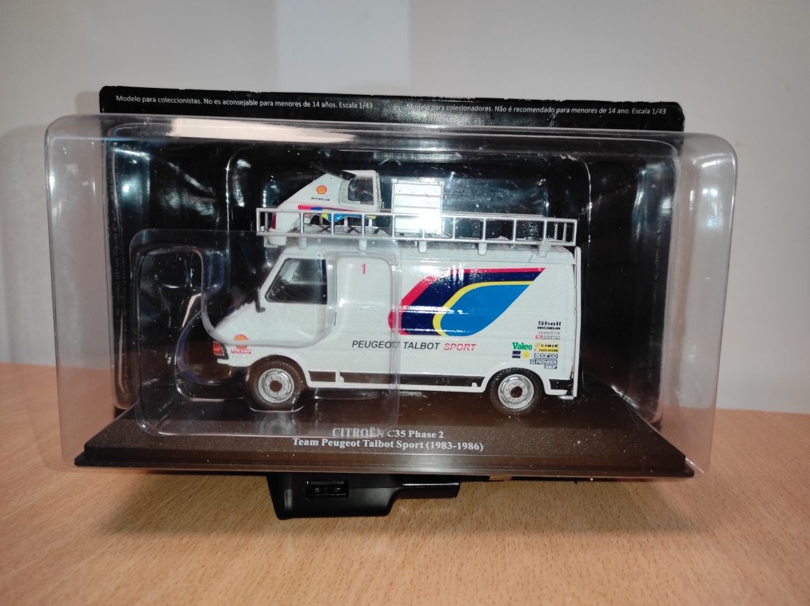 Miniatura Citroen C 35 Fase 2 Team Peugeot Sport 1/43
